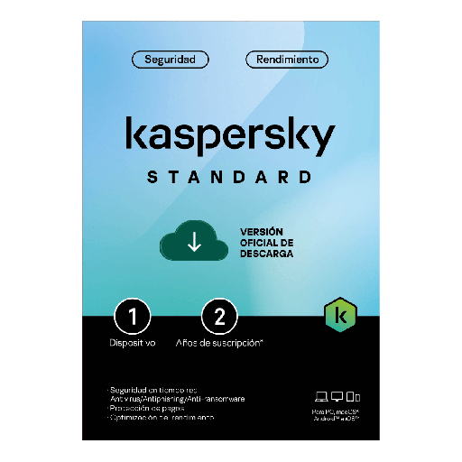 Kaspersky Standard LatAm 1 Dvc 2Y Bs DnP