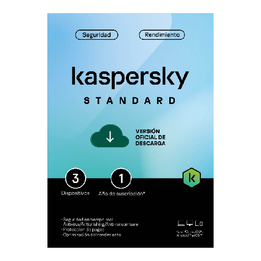 Kaspersky Standard LatAm 3 Dvc 1Y Bs DnP