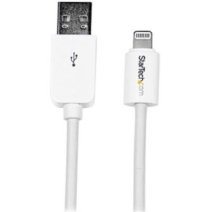 CABLE 1M LIGHTNING USB BLANCO