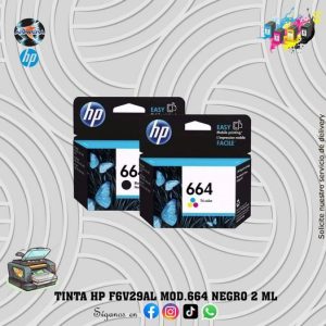 CARTUCHO TINTA HP 664 NEGRO