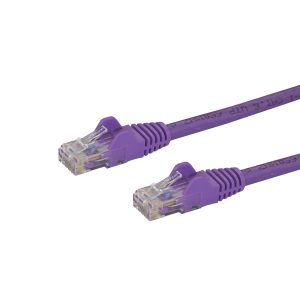Cable de Red 3m purpura Cat6 sin Enganch