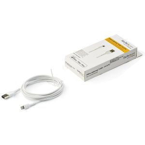 Cable 2m USB a Lightning MFi Blanco